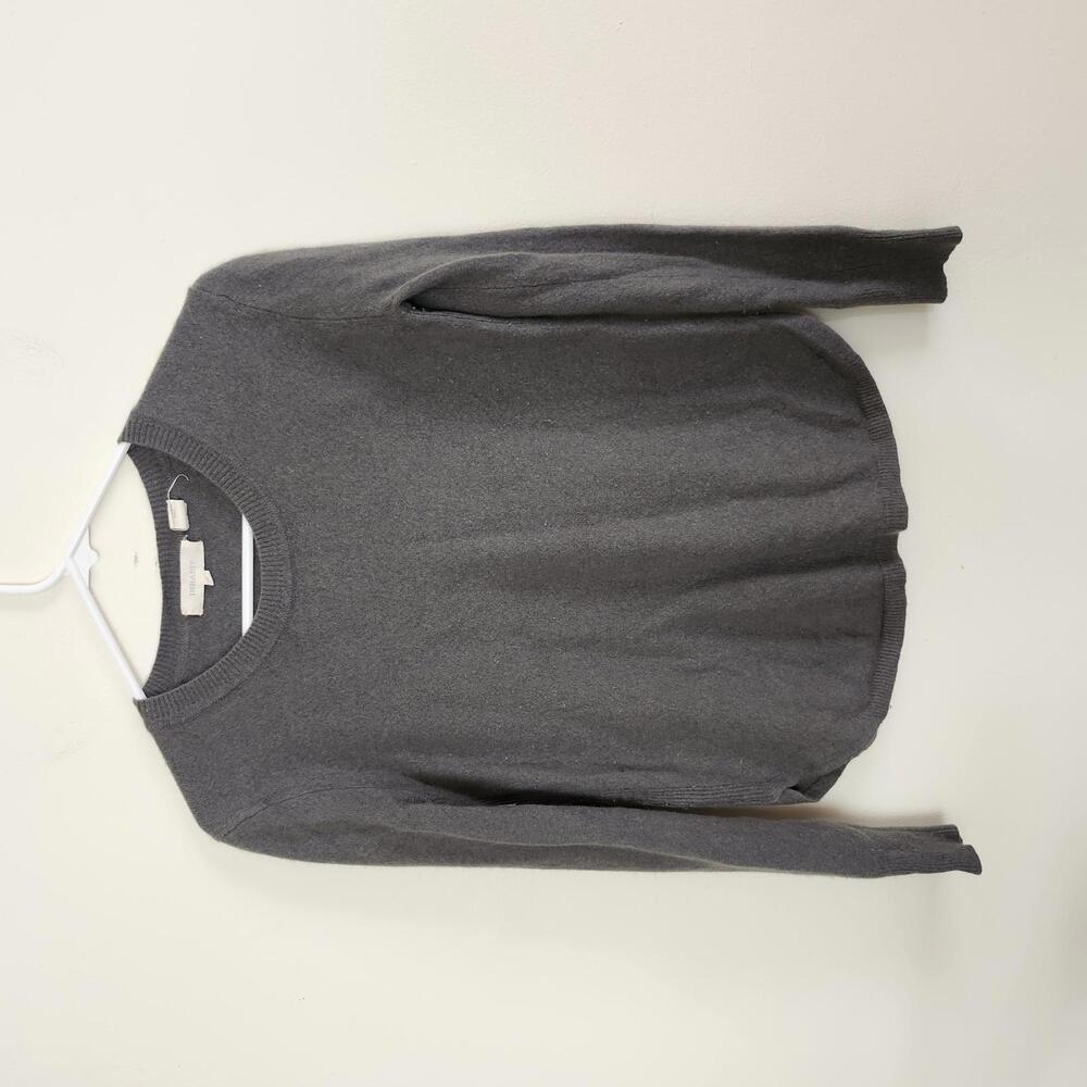 Inhabit Cozy cashmere Gray Sweater dolphin hem- Perfect for Layering small